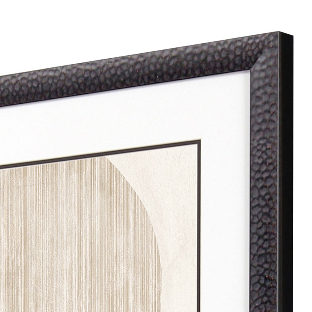 Stitched Spheres I Black Framed Wall Art — view 1