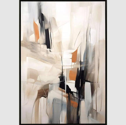 Japandi Black Floater Frame Wall Art