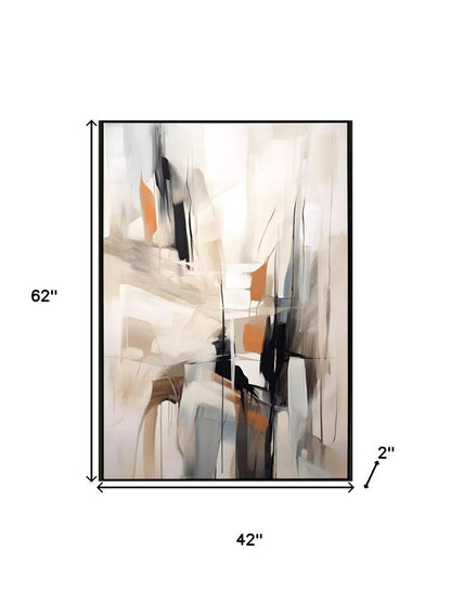 Japandi Black Floater Frame Wall Art