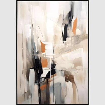 Japandi Black Floater Frame Wall Art
