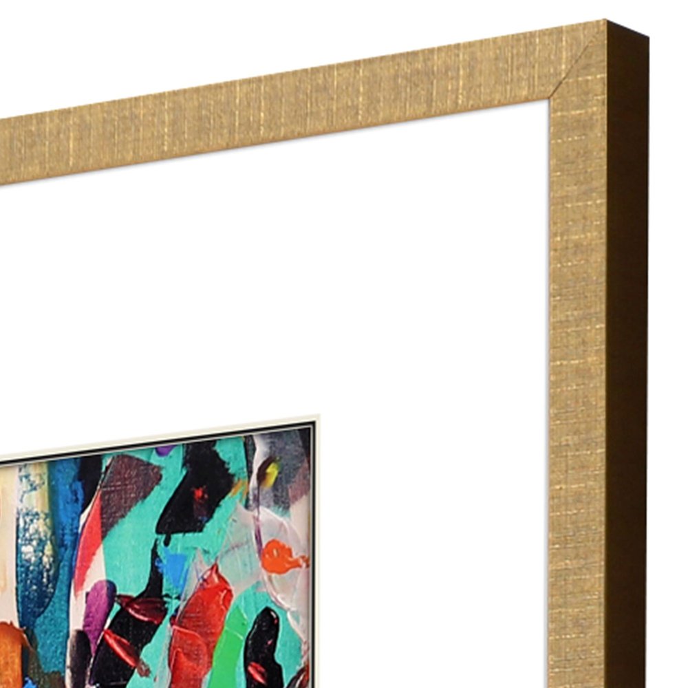 Meditations Distressed Gold Framed Wall Art — view 1