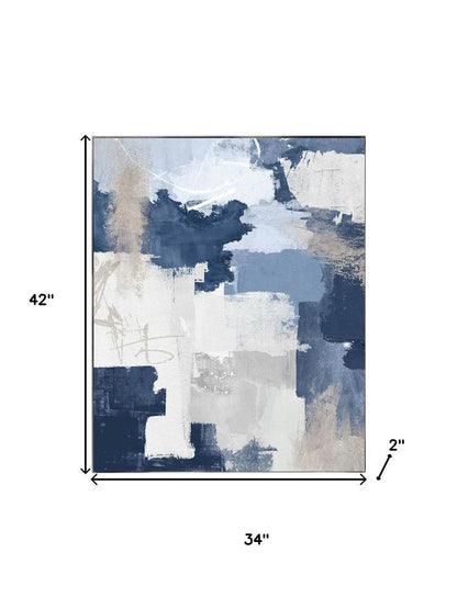 Peaceful Moment II White Floater Frame Wall Art