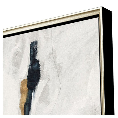 Abstract Rush Silver Floater Frame Wall Art