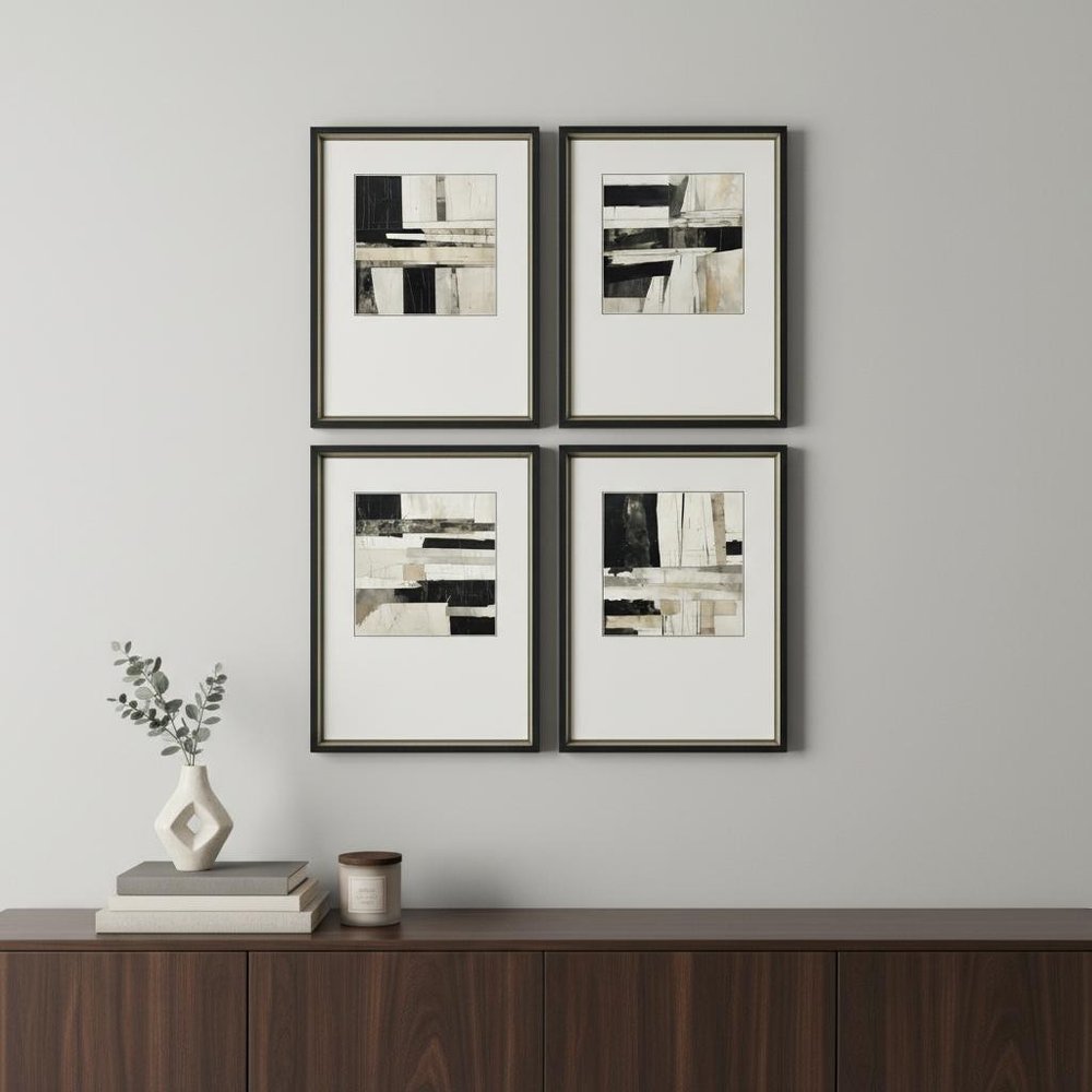 Liminal Black Framed Wall Art — view 7