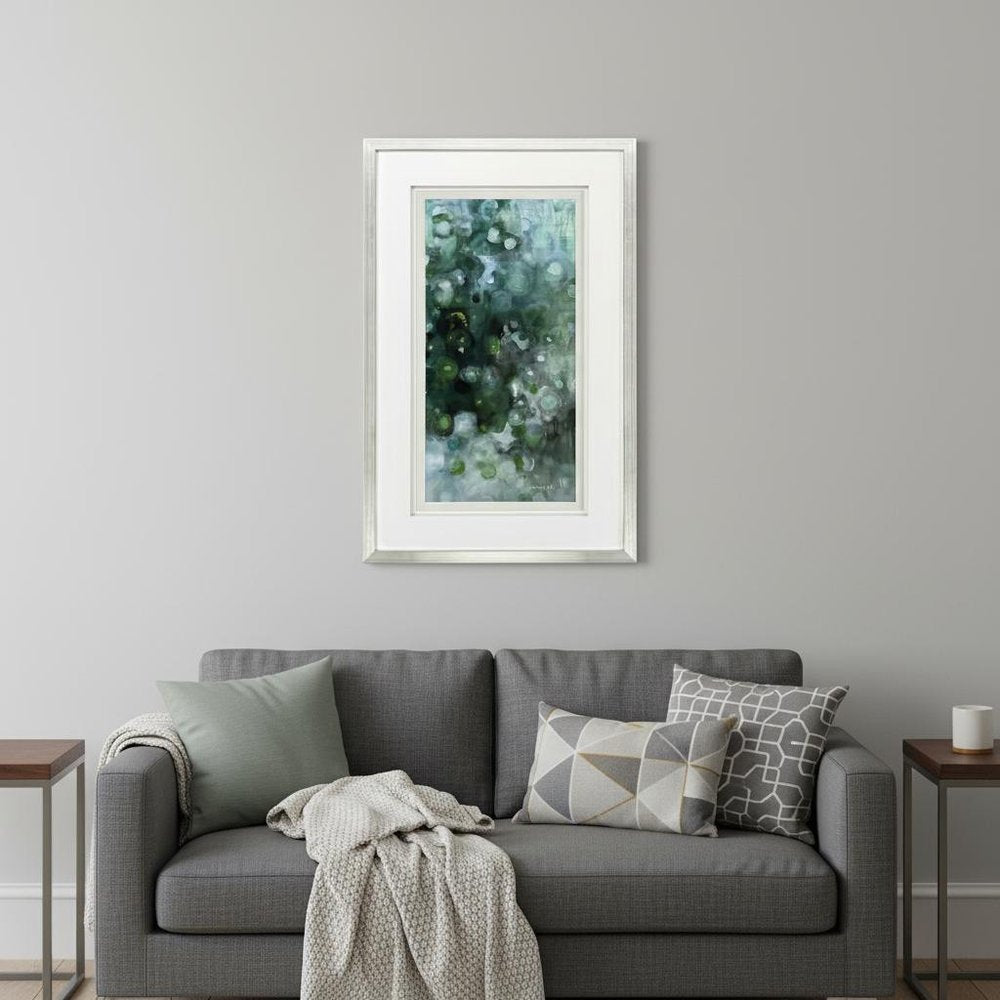 Emerald Constellation II Silver Framed Wall Art — view 3