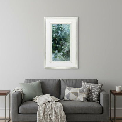 Emerald Constellation II Silver Framed Wall Art