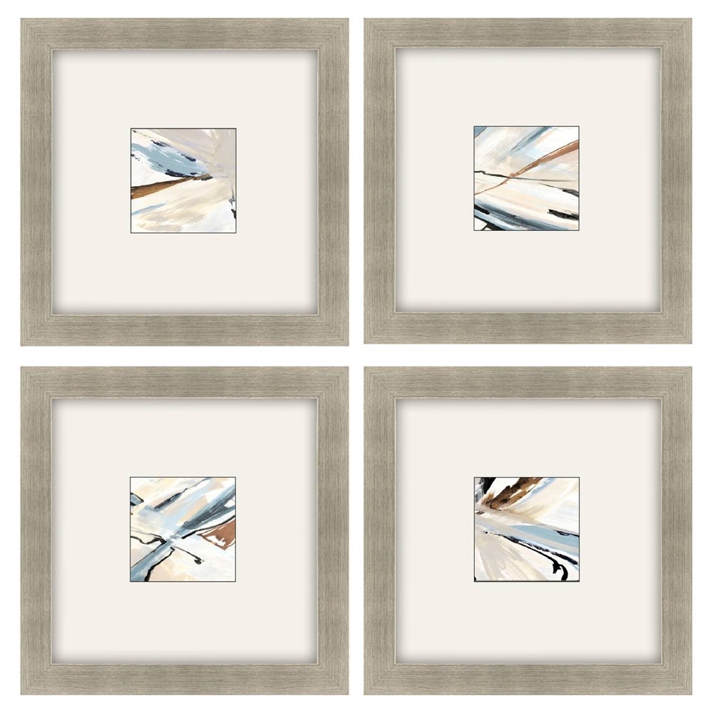 Dancing Wind Silver Framed Wall Art — view 1