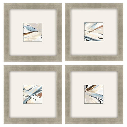 Dancing Wind Silver Framed Wall Art