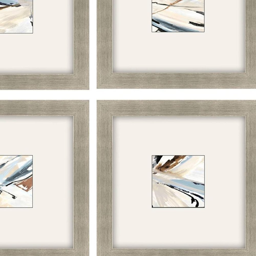 Dancing Wind Silver Framed Wall Art