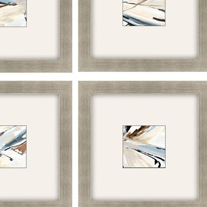 Dancing Wind Silver Framed Wall Art