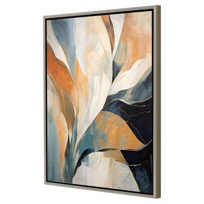 Rhythms of Flow I Silver Floater Frame Wall Art