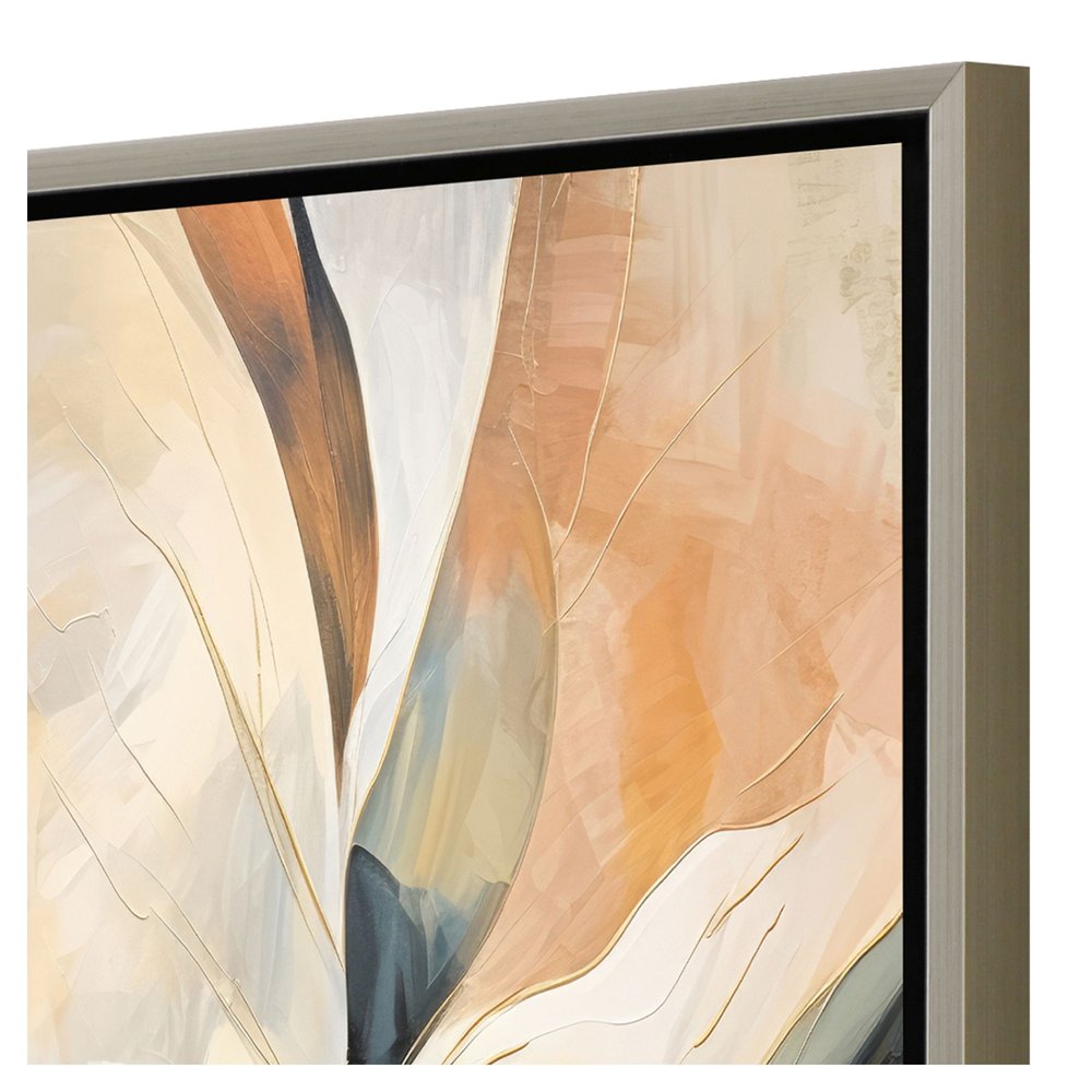 Rhythms of Flow I Silver Floater Frame Wall Art