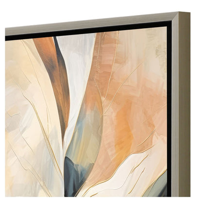 Rhythms of Flow I Silver Floater Frame Wall Art