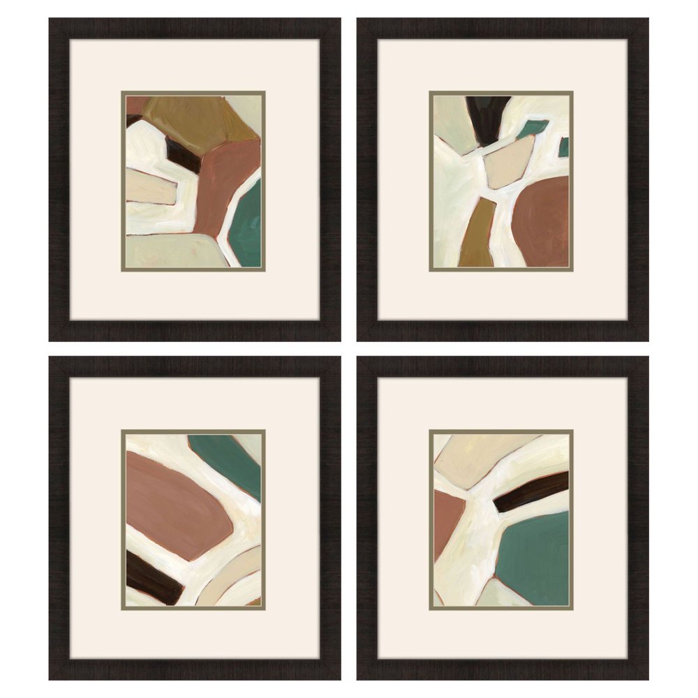 Highland Hues Dark Brown Framed Wall Art