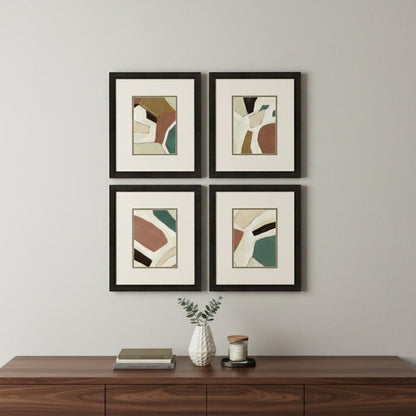 Highland Hues Dark Brown Framed Wall Art