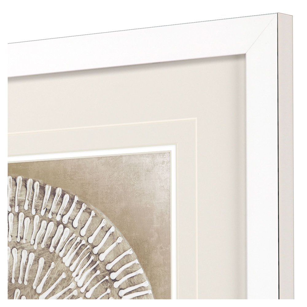 Emboss Beauty II White Framed Wall Art — view 3