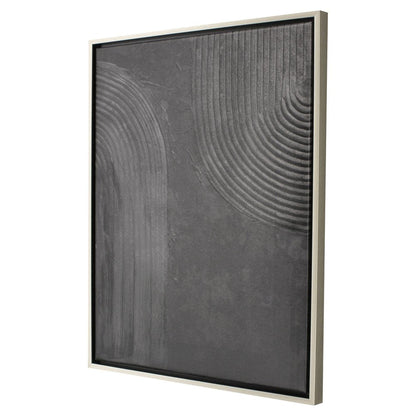 Embrace I Silver Floater Frame Wall Art