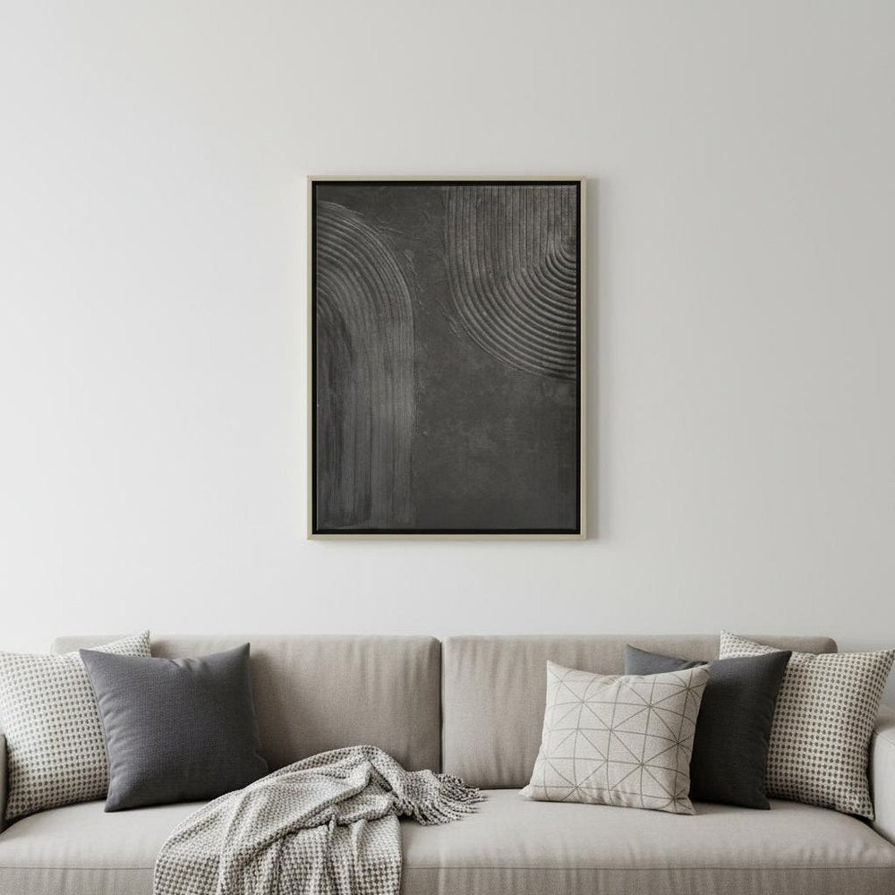 Embrace I Silver Floater Frame Wall Art — view 6