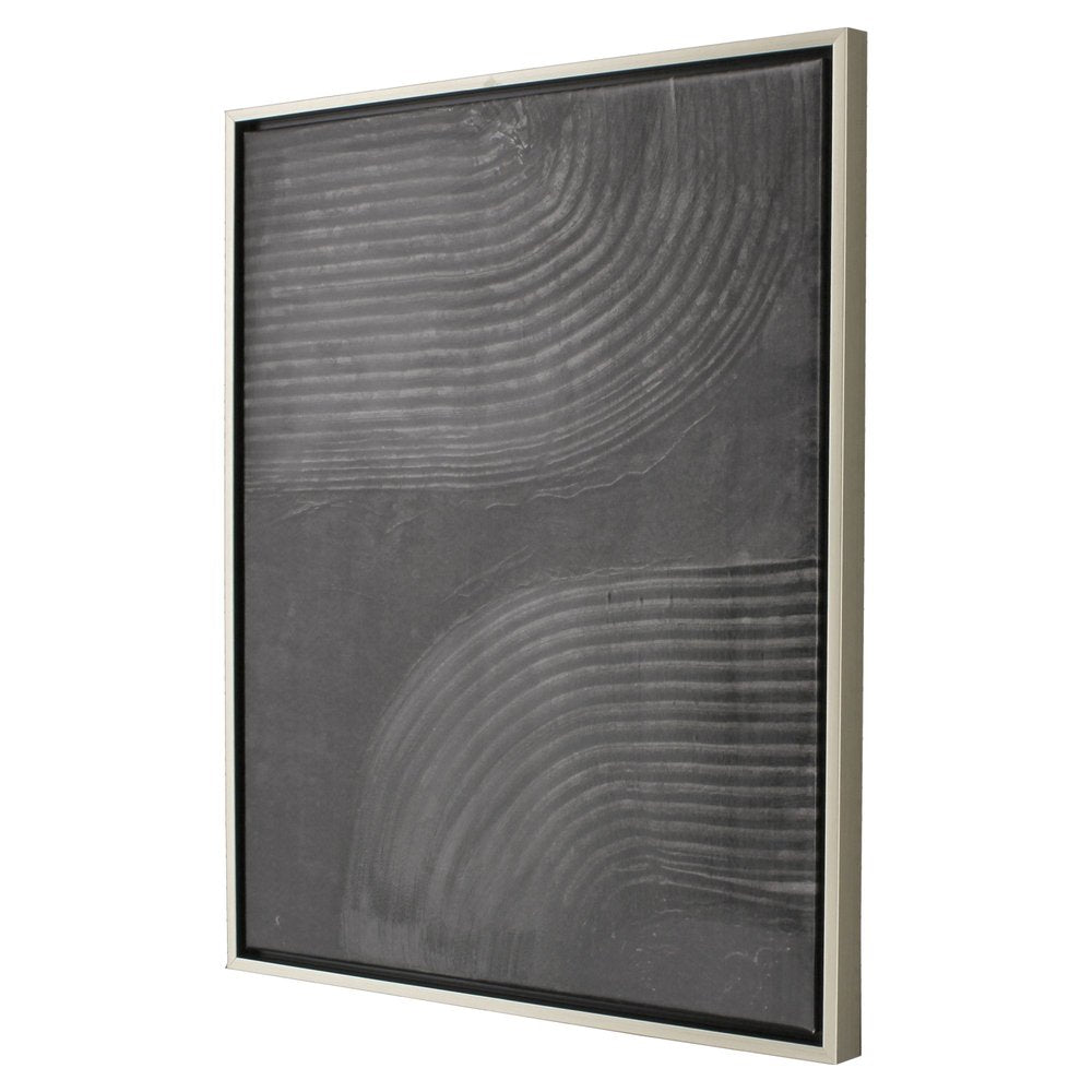 Embrace II Silver Floater Frame Wall Art — view 2