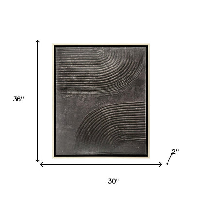 Embrace II Silver Floater Frame Wall Art