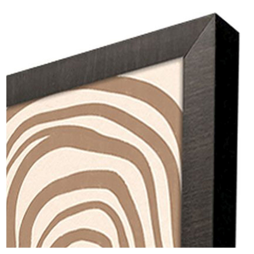 Organic Abstracts Dark Brown Framed Wall Art — view 3