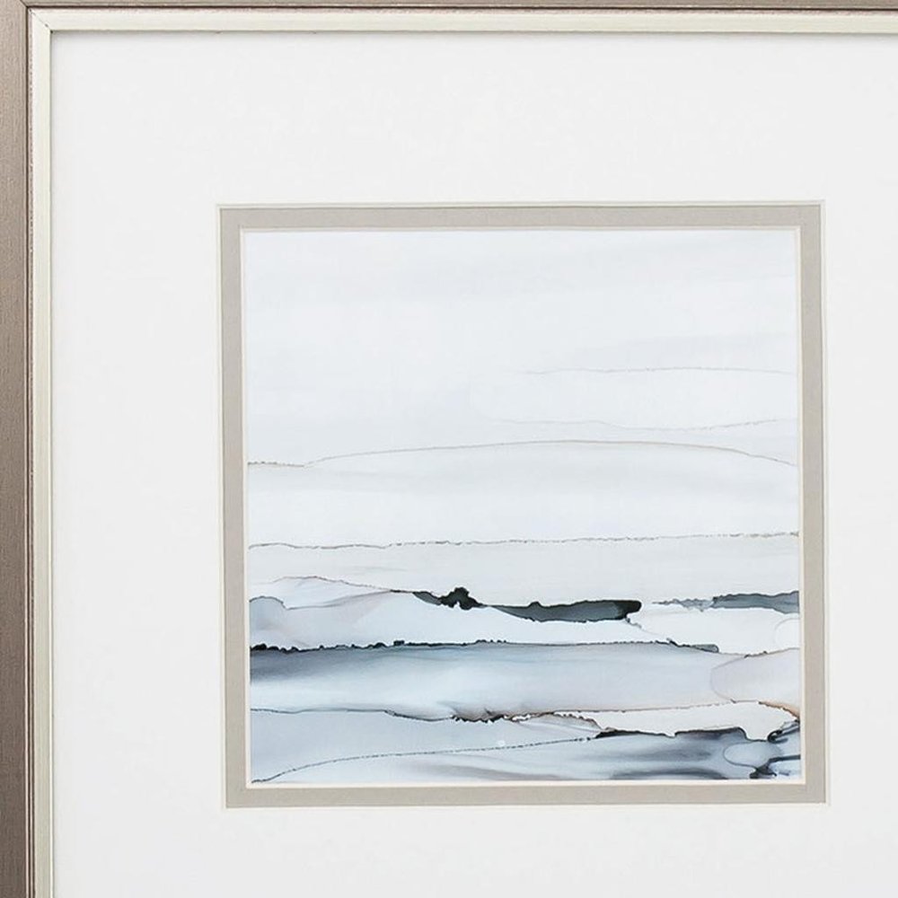 Sunkissed Horizons Silver Framed Wall Art — view 3