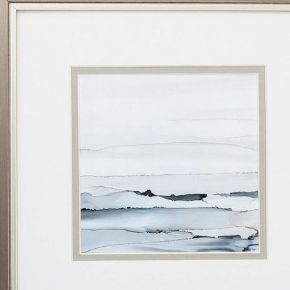 Sunkissed Horizons Silver Framed Wall Art