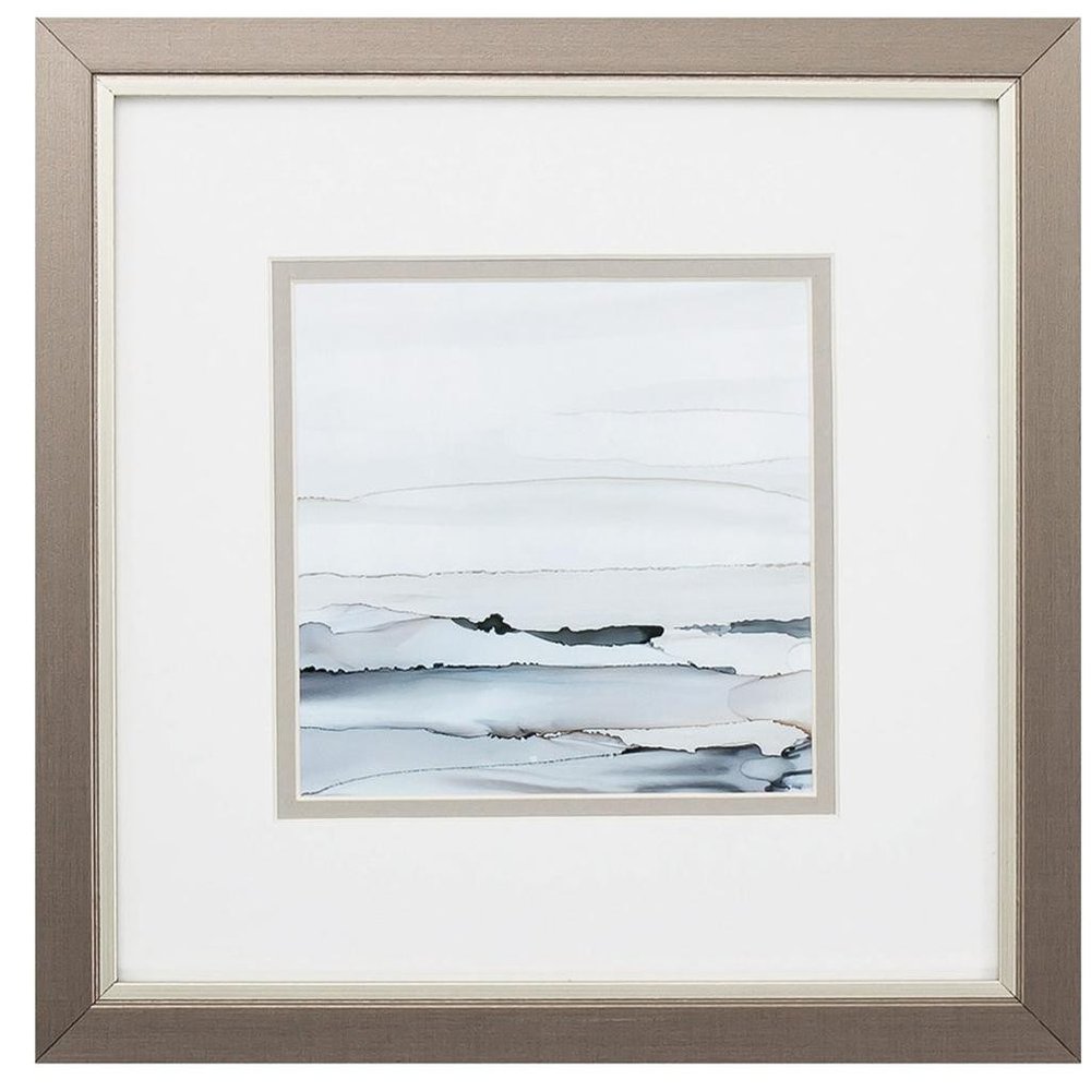Sunkissed Horizons Silver Framed Wall Art — view 4