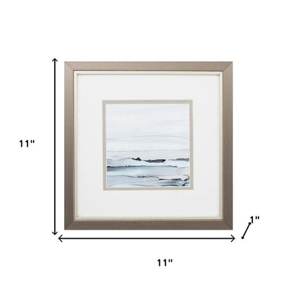 Sunkissed Horizons Silver Framed Wall Art