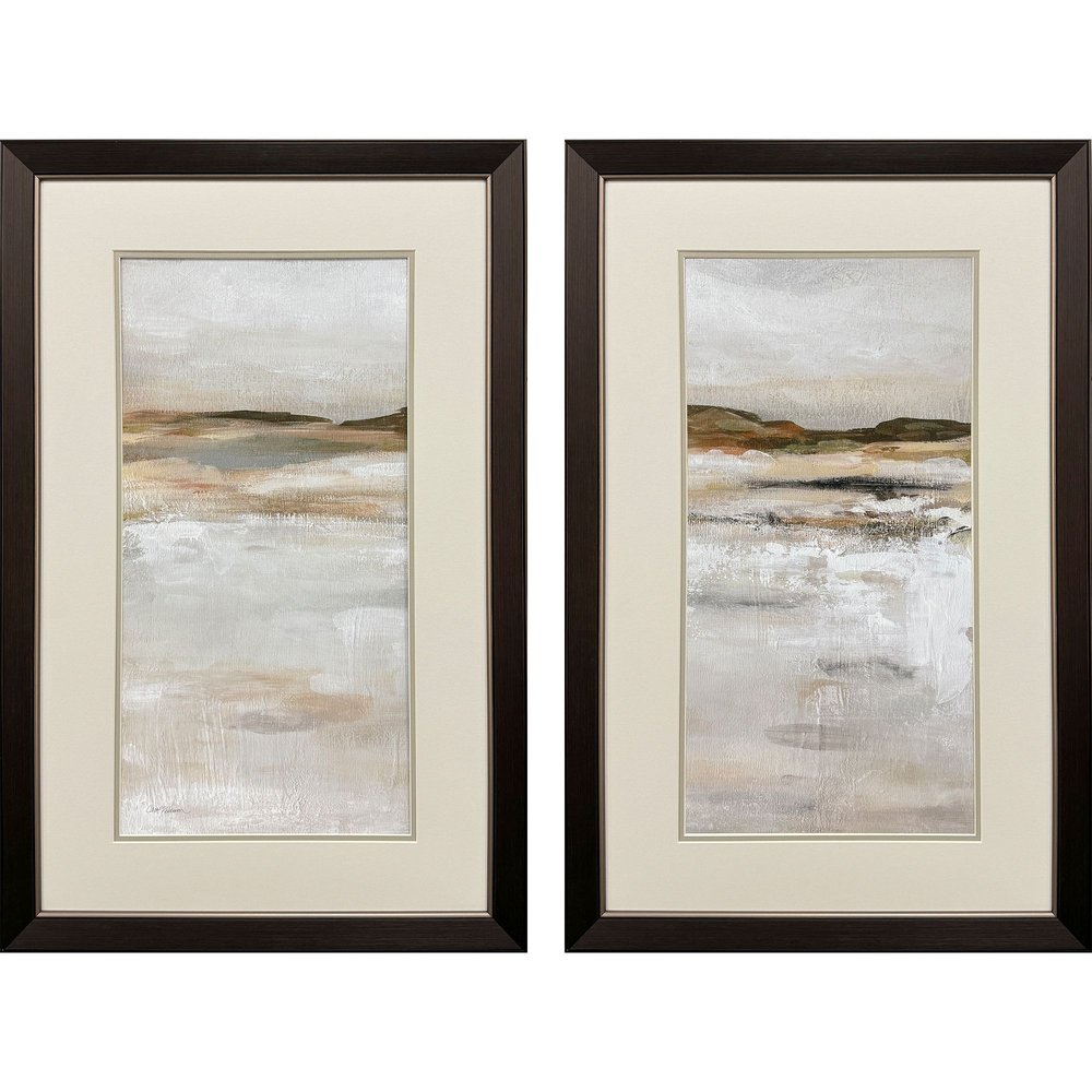 Desert Floor Dark Brown Framed Wall Art — view 1