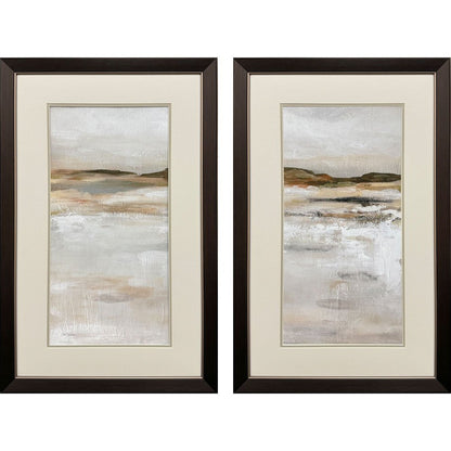 Desert Floor Dark Brown Framed Wall Art