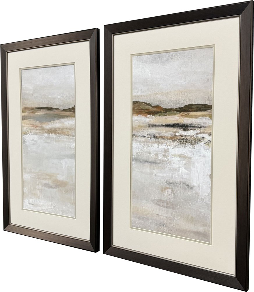 Desert Floor Dark Brown Framed Wall Art — view 2