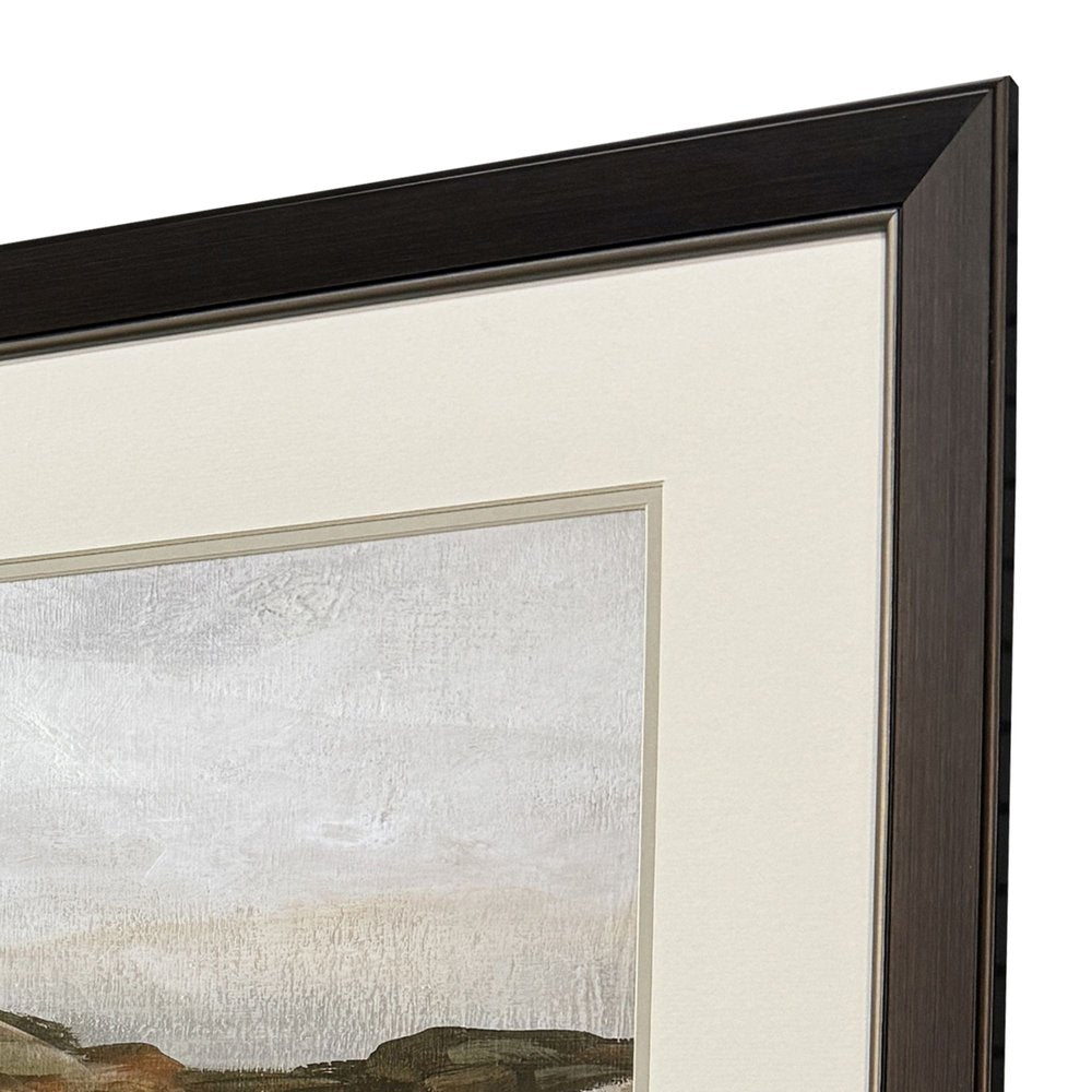 Desert Floor Dark Brown Framed Wall Art — view 3
