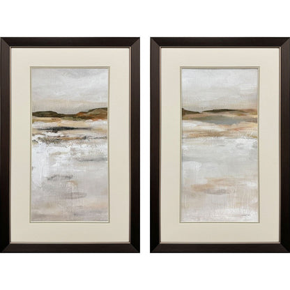 Desert Floor Dark Brown Framed Wall Art
