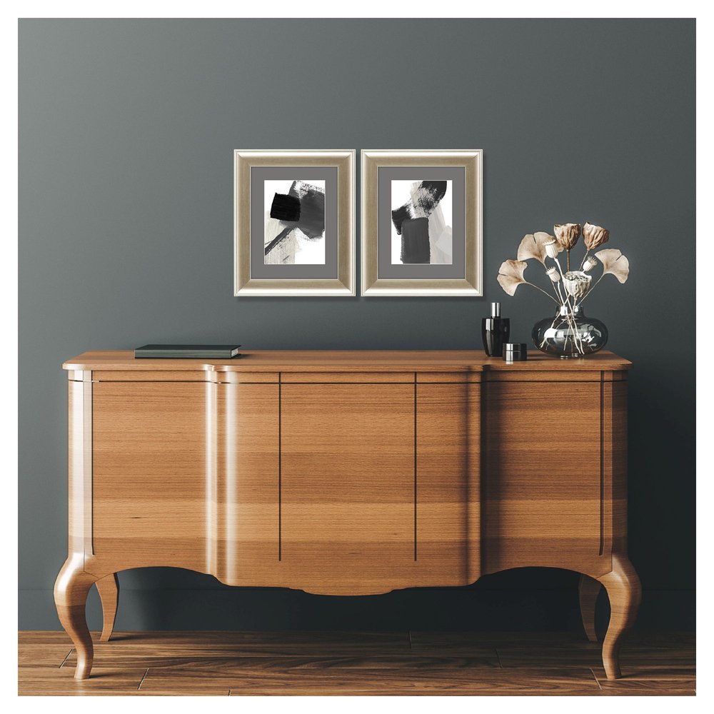 Square Tendencies Silver Framed Wall Art — view 1