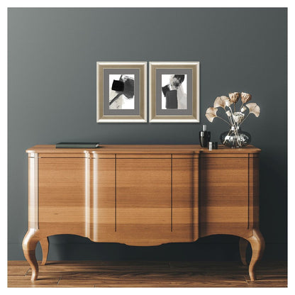 Square Tendencies Silver Framed Wall Art