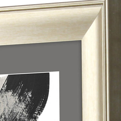 Square Tendencies Silver Framed Wall Art