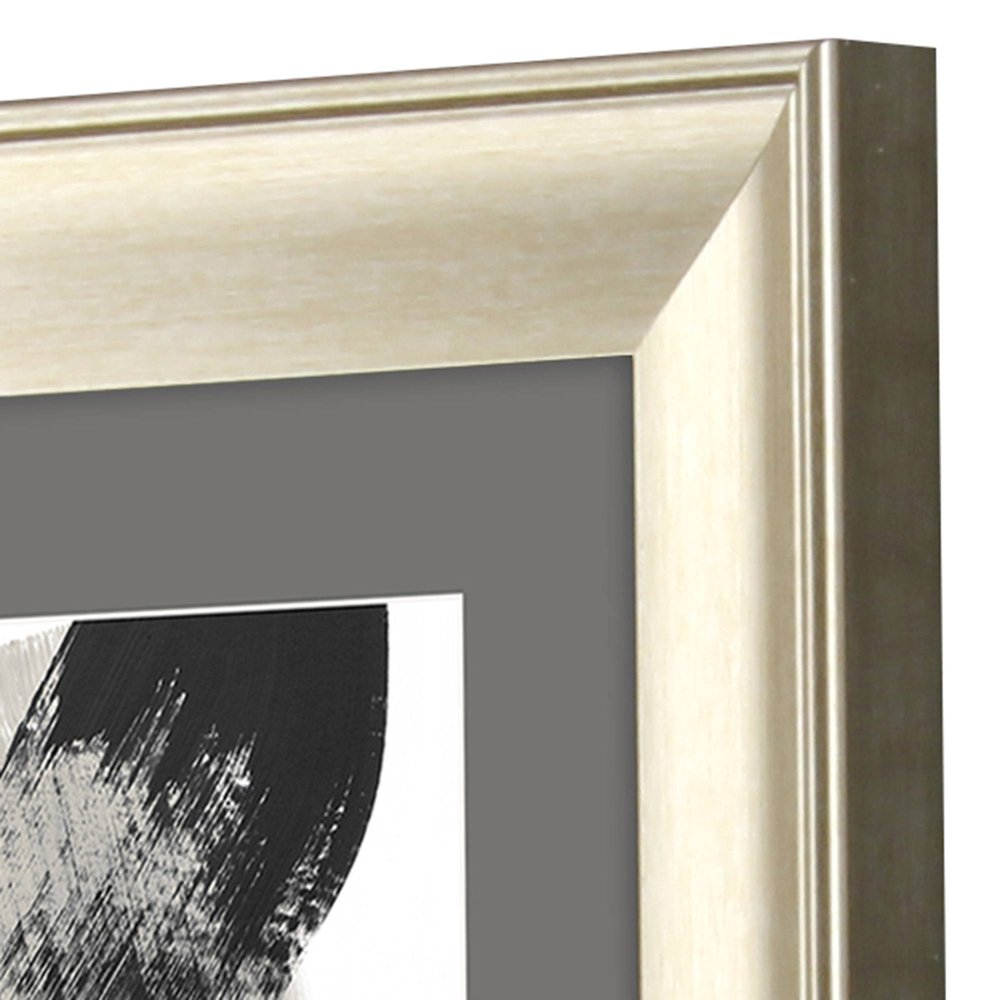Square Tendencies Silver Framed Wall Art