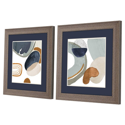 Hushed Nature Dark Brown Framed Wall Art