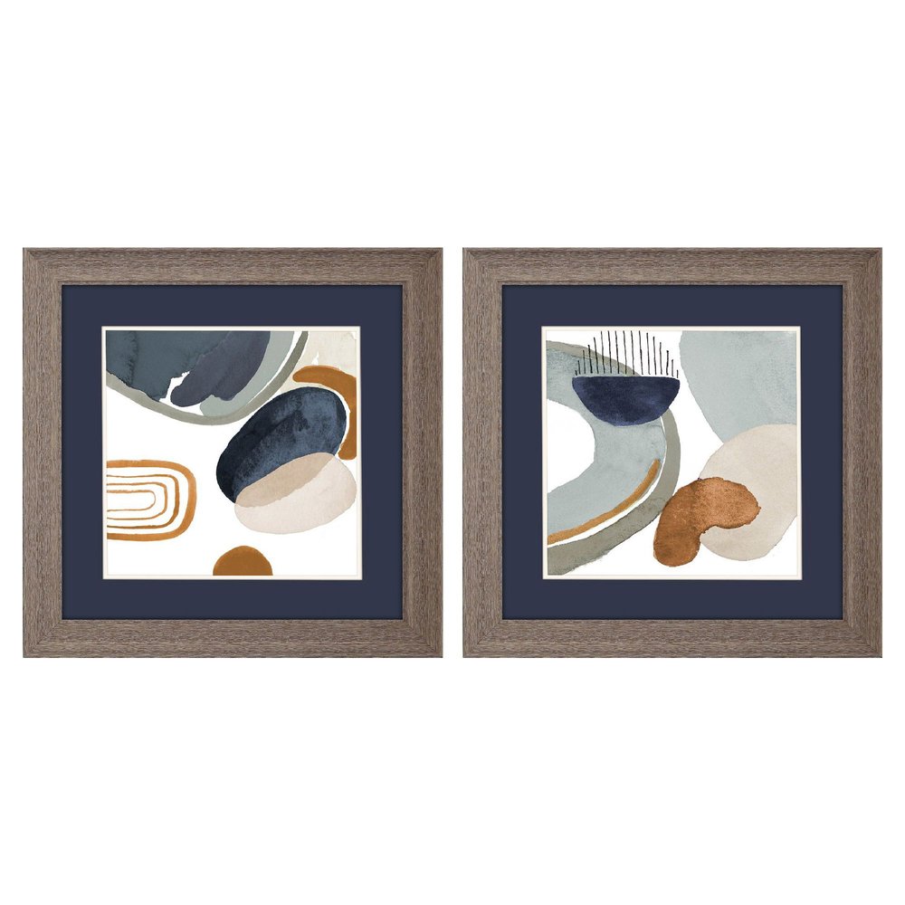 Hushed Nature Dark Brown Framed Wall Art