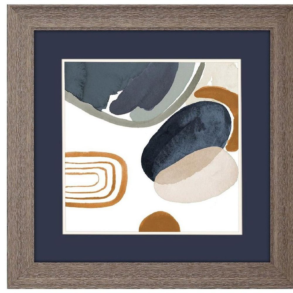 Hushed Nature Dark Brown Framed Wall Art
