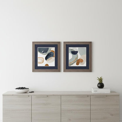 Hushed Nature Dark Brown Framed Wall Art