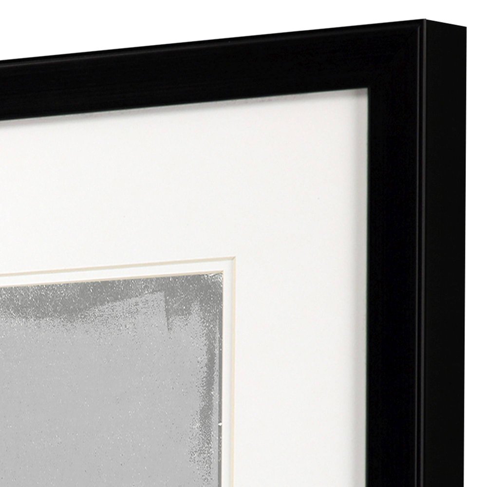 Soft Charcoals Black Framed Wall Art
