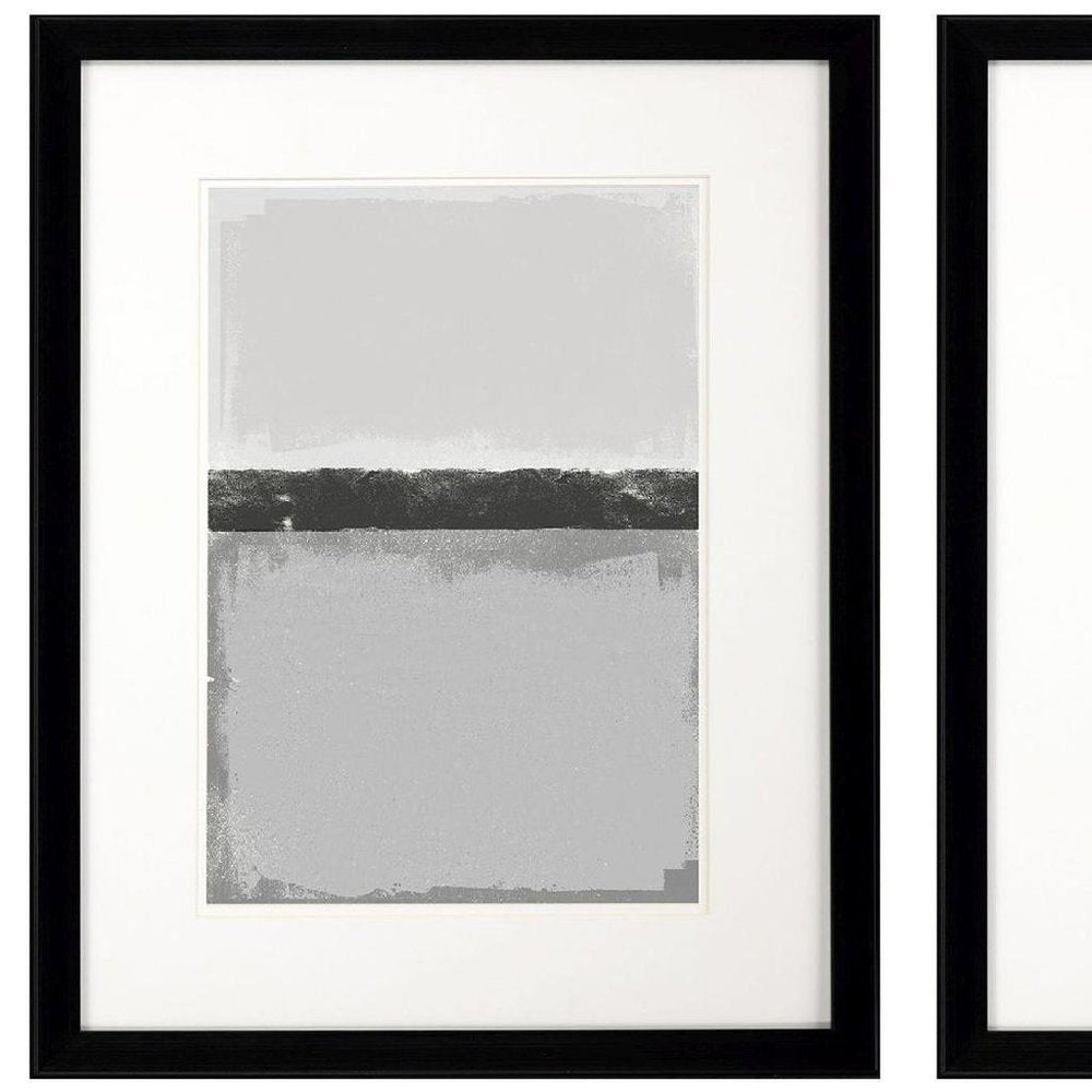 Soft Charcoals Black Framed Wall Art — view 5