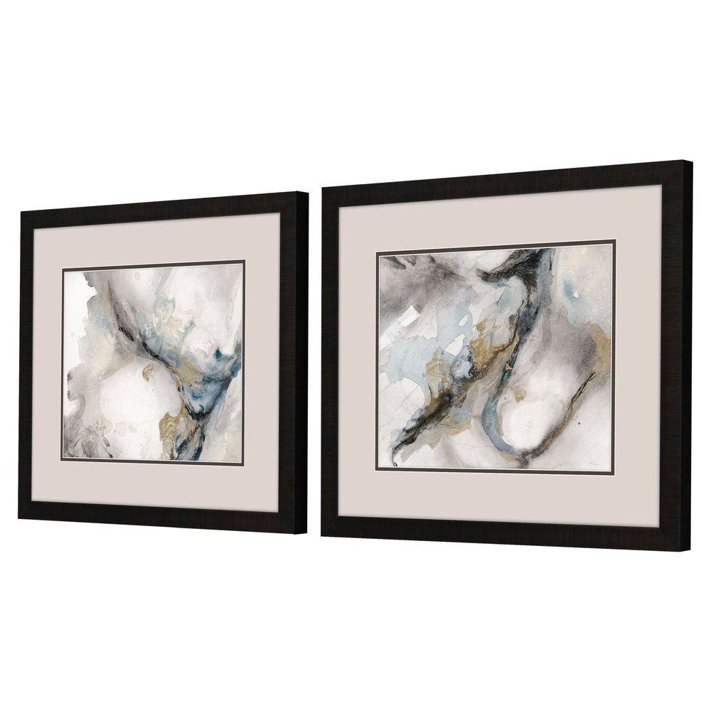 Meandering Dark Brown Framed Wall Art — view 2