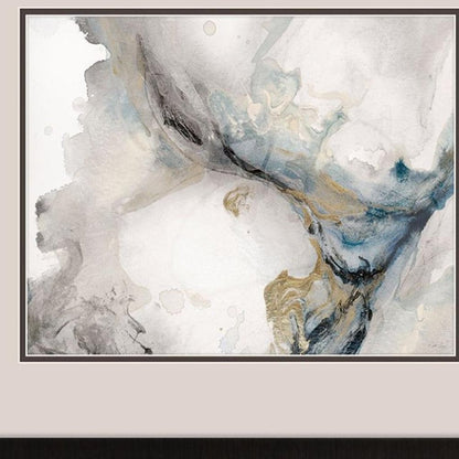 Meandering Dark Brown Framed Wall Art