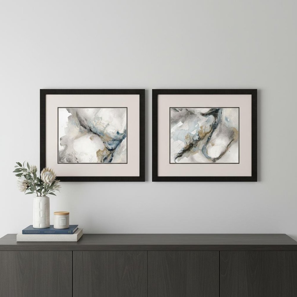 Meandering Dark Brown Framed Wall Art — view 6