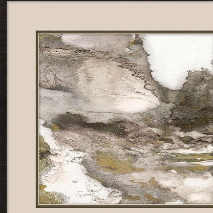 Urban Reflection I Dark Brown Framed Wall Art