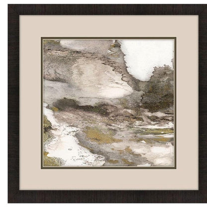 Urban Reflection I Dark Brown Framed Wall Art