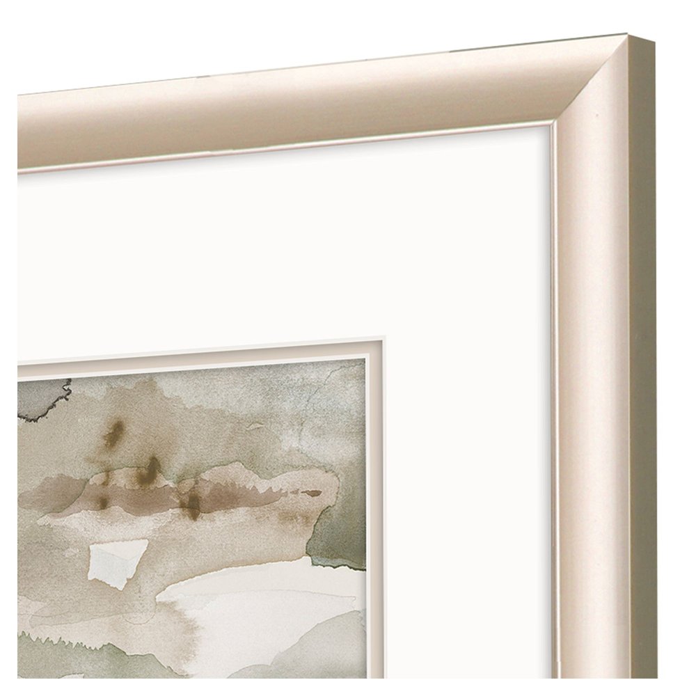Many Layers Neutral Gold Framed Wall Art